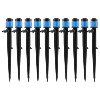 

10pcs 360 Degree Irrigation Watering Sprinkler Spray Dripper Garden Plant Watering Nozzle Garden Drippers maintenance equipment