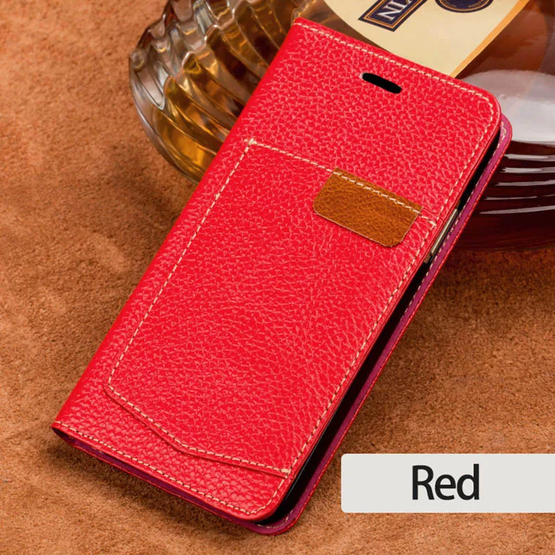 Red Флип Чехол Для samsung S6 S7 край S8 S9 S10 плюс A20 A30 A50 A70 прямоугольной формы из воловьей кожи для Note 8, 9, 10, плюс A5 A7 A8 J5 J7 чехол - Цвет: Red