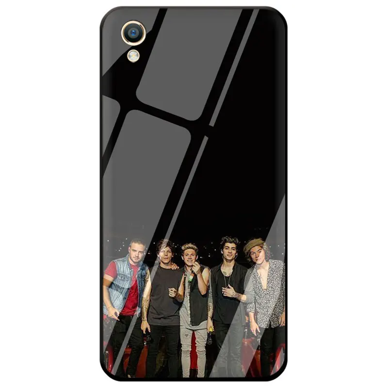 G1 EWAU One Direction закаленное Стекло чехол для телефона чехол для OPPO A7 A5s AX7 AX5s A37 A77 A7X F3 F5 F7 F9 F11 Pro - Цвет: G1