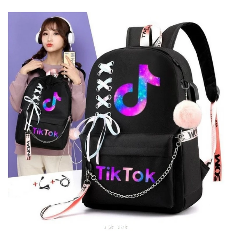 Children's Backpacks School Tik Tok Tik Tok School Backpack Girl