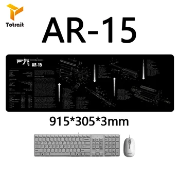 

Tactical AR15 AK47 Gun Cleaning Rubber Mat With Parts Diagram Instructions Armorers Bench Mat Mouse Pad Accessories