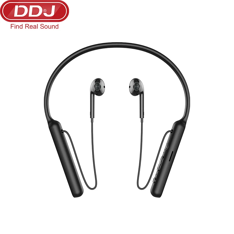 

DDJ X11Neck Halter Sports Wireless Bluetooth Earphone Stereo HiFi Bass Waterproof game earbuds with microphone pluggable tf card