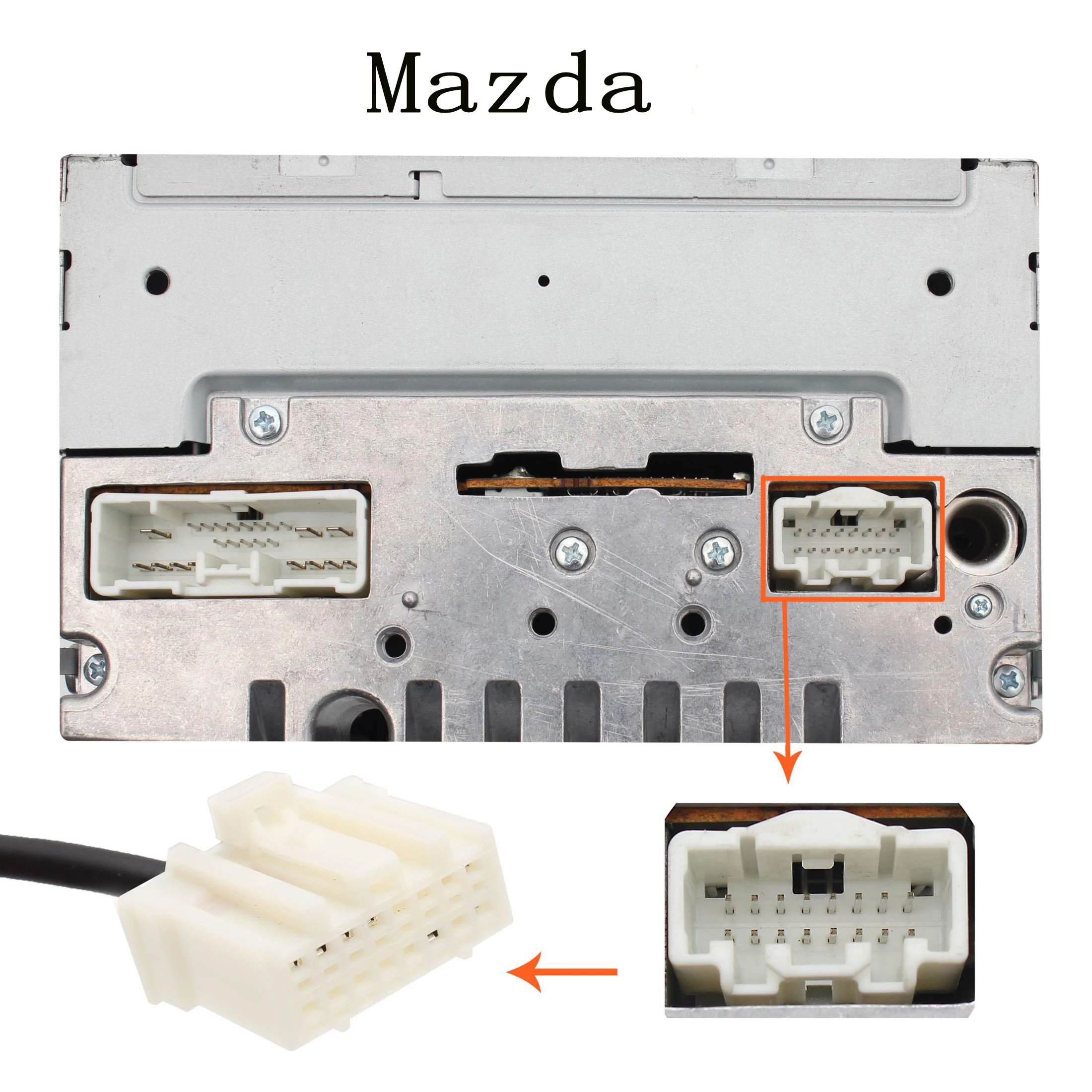 Moonet автомобильный аудио MP3 AUX USB адаптер 3 5 мм Интерфейс CD Changer для Mazda 6 MPV CX7|Кабели