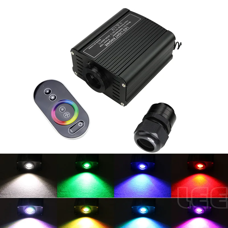 Светодиодный волоконно-оптический драйвер двигателя 16 Вт RGB с сенсорным