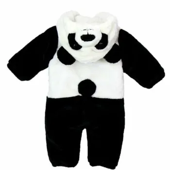 

2019 Newborn Baby Winter Hoodie Panda Clothes Polyester Infant Baby Girls New Spring Outwear Rompers 3m-2y