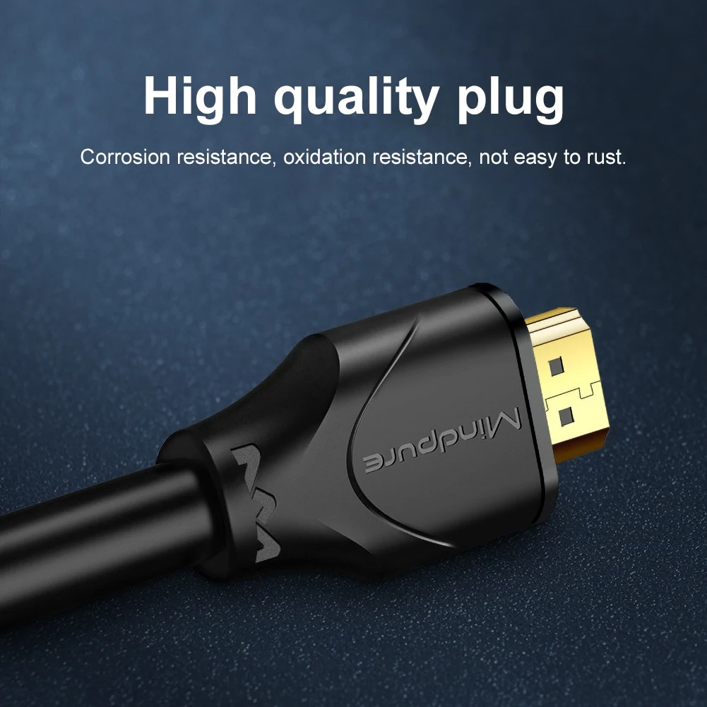 Audio Video Sync HDMI 2.0 Cable Cord for Set Top Box/Computer Cable for TV Switch Projector Laptop Office Video Cable HDMI