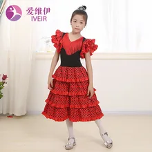 Yiwu Для женщин младшего возраста детская 2 принцессы 4-Производительность 6 Ленточки Латинской 8 хост-10 платье