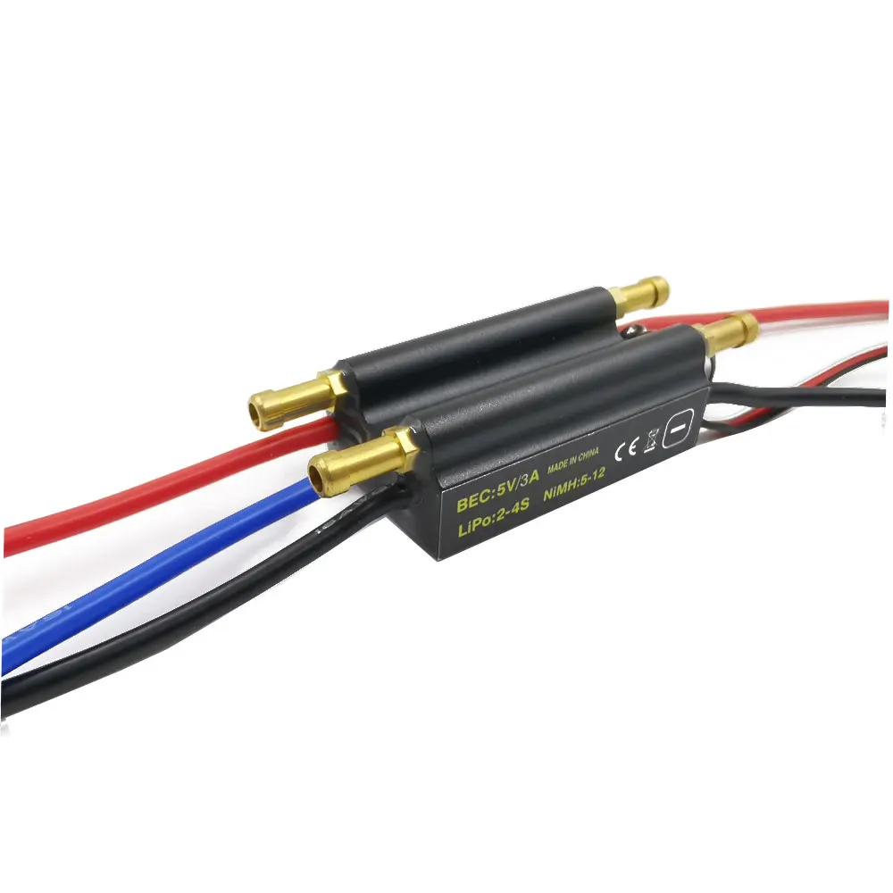 Hobbyhh RC Boat 30A waterproof Brushless ESC 40cm boat ESC 5