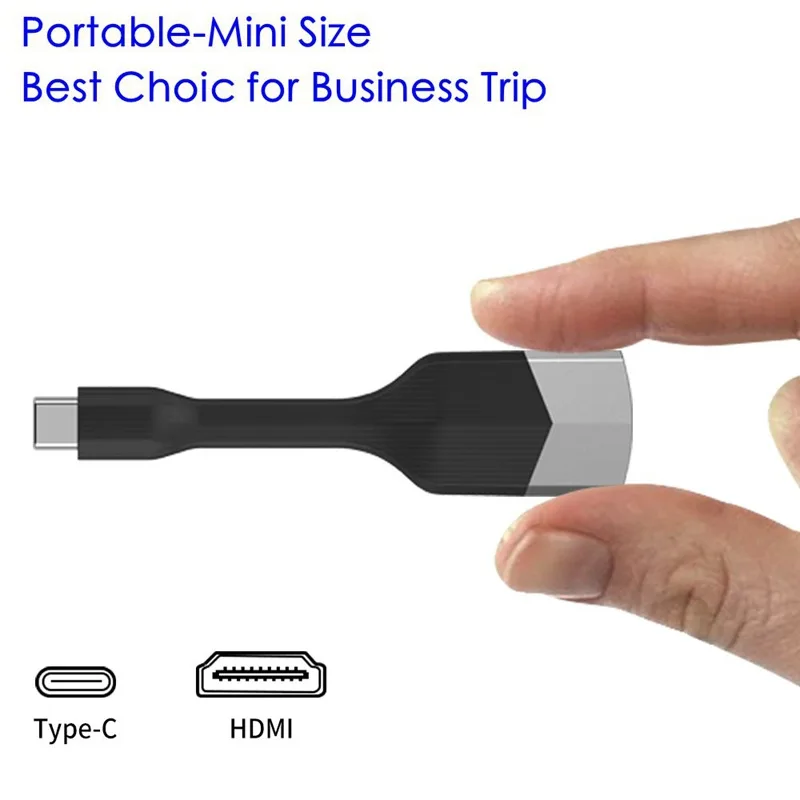 MOOL S8 Кабель-адаптер type-C к HDMI USB 3,1 к HDMI 4 к мобильный компьютер HD кабель
