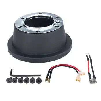 

6 Bolt Car Quick Release Steering Wheel Snap Off Hub Adapter Boss Kit for Ford Mustang Focus Fiesta F 150 350 450 Mazda VOLVO