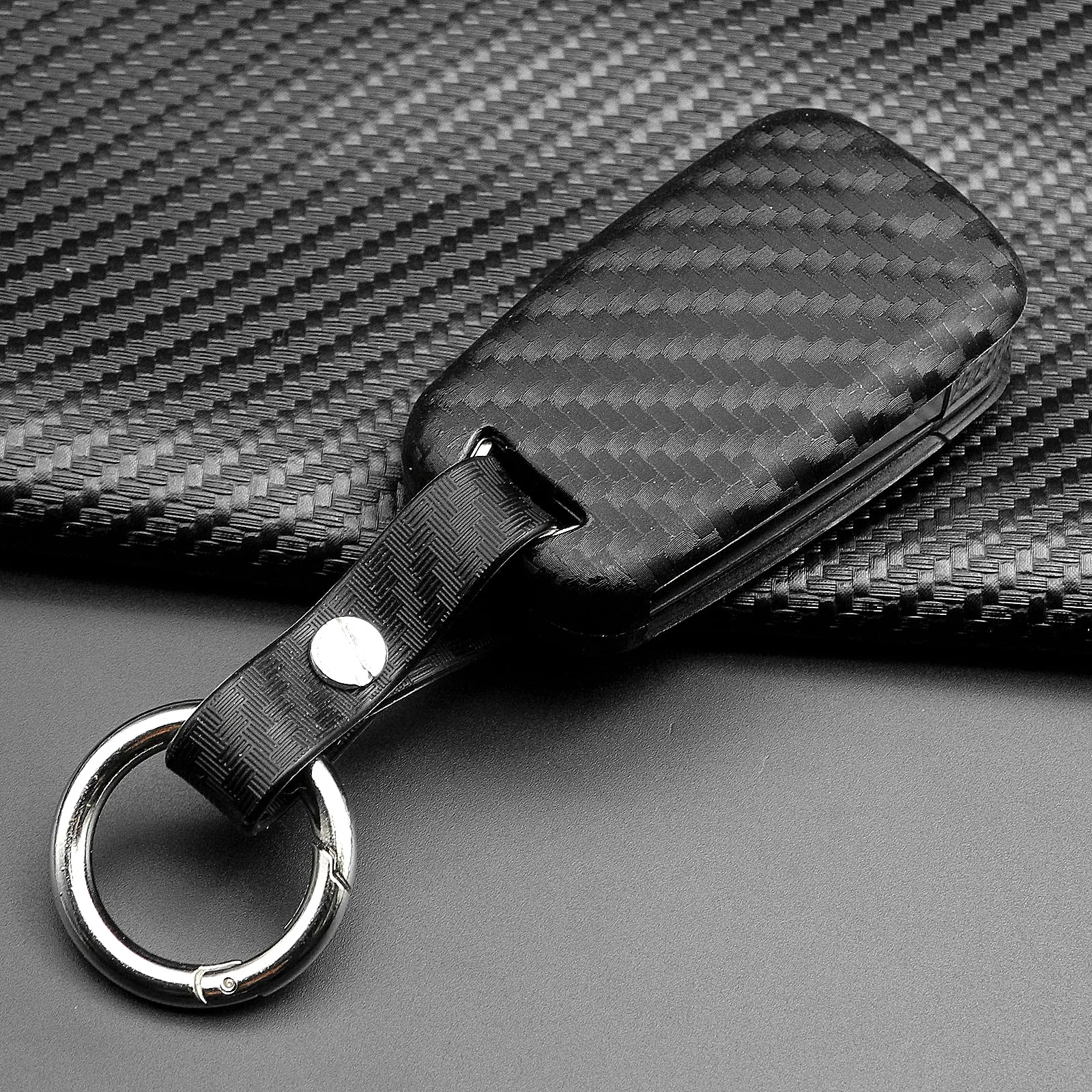 Cover with Keyring 10 шт. карбоновый силиконовый чехол для ключей buick, chevrolet cruze Aveo Lova Sail Malibu Trax Opel Astra Corsa Meriva Zafira Antara J - Название цвета: Cover with Keyring