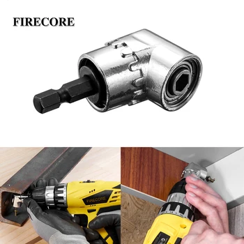 

FIRECORE 105 Degrees Right Angle Adapter Drill Bits with 1/4'' Hex Shank Driver Extension Power Screwdriver Holder Tools