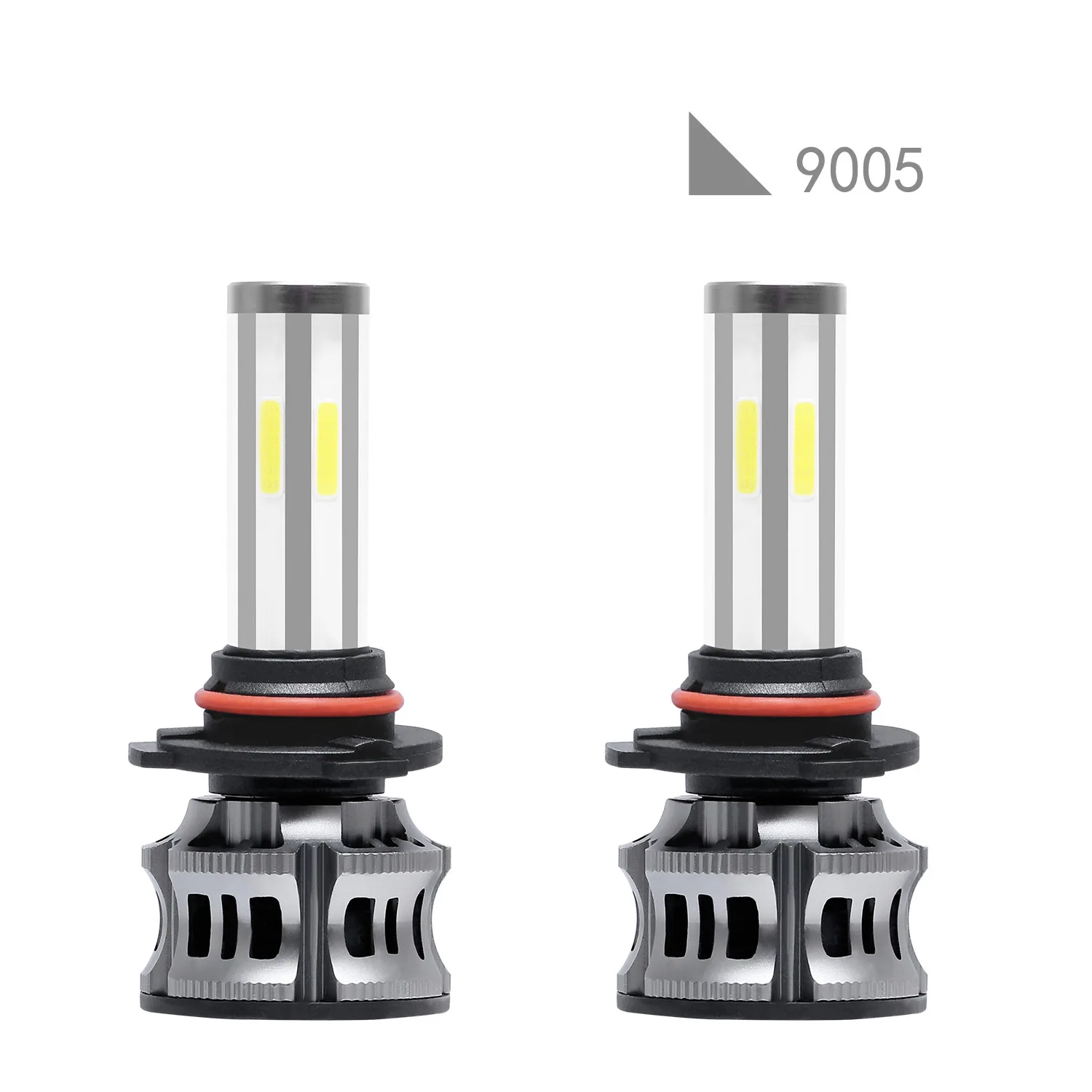 

2pcs 9005 6-sided DOB Aviation aluminum LED Headlamp Headlight Kit High & Low Beam Bulb Auto Car Lighting
