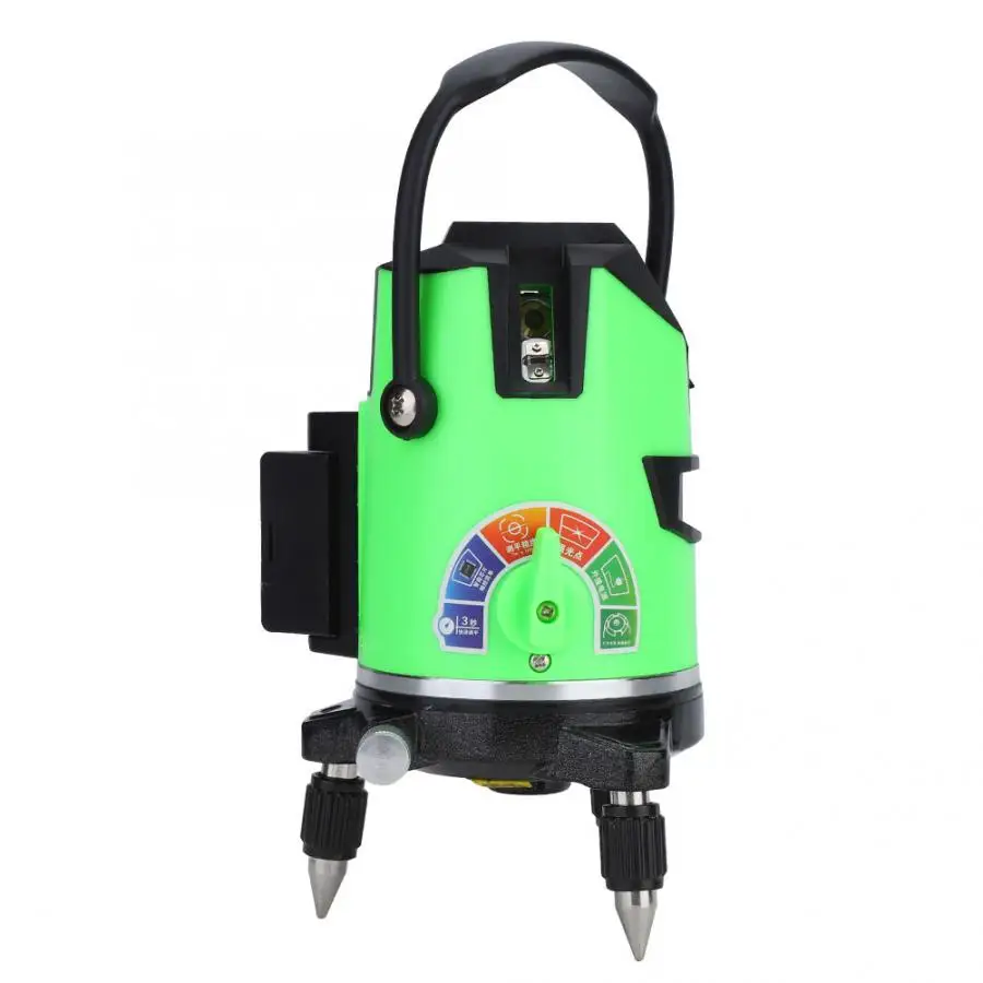 Laser Level 360 2D Green Beam Laser Level Self-Leveling Line Laser Meter 5 Line Measuring Tool Cross Line Level