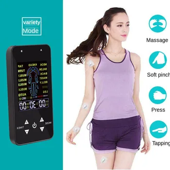 

EMS Electronic Physiotherapy Meridian Instrument Multifunction Pulse Electrotherapy Massager Body MassagerHealth Care Tool TENS