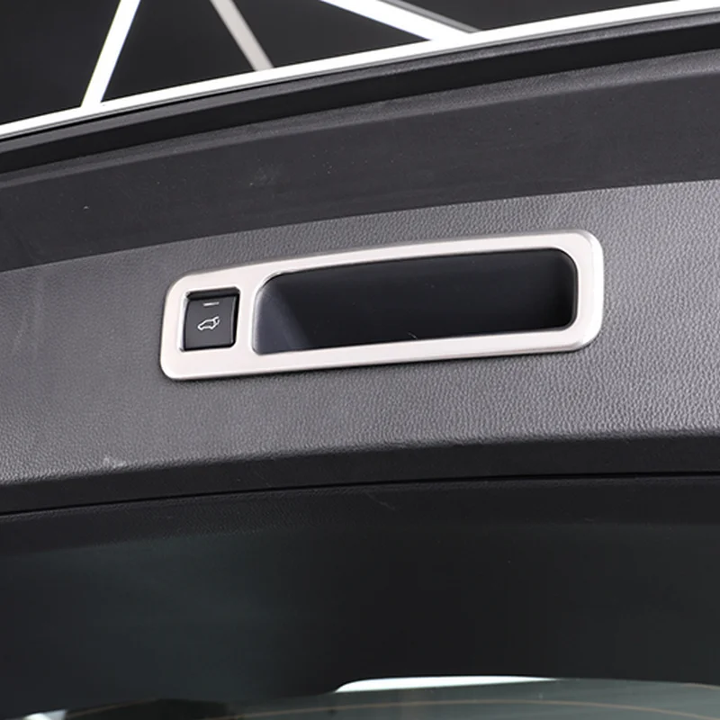 

SBTMY для Toyota Highlander 2020-2022 XU70 Стайлинг автомобиля из нержавеющей стали кнопка переключателя крышки багажника крышки отделки хвоста багажника Ручка