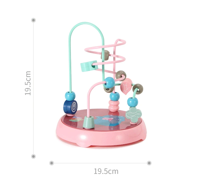 Детская головоломка для раннего обучения, маленькие круглые бусины для детей 6-12 месяцев, Детская забавная головоломка, арифметические игрушки для детей