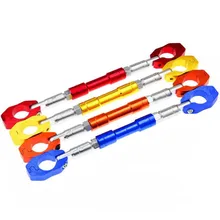 Универсальный черный 7/" 22 мм алюминиевый руль для мотоцикла поперечный руль усиленный регулируемый руль Прямая поставка