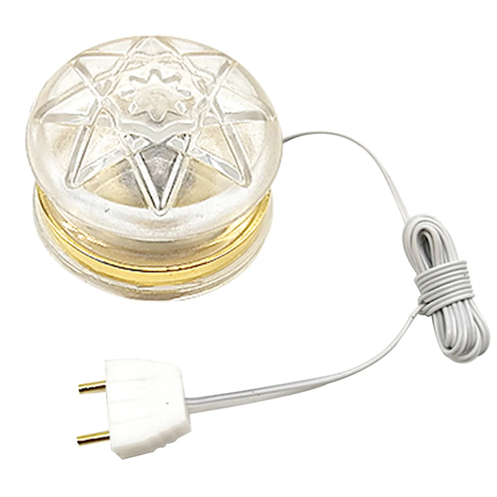 Prettyia Miniature Mini LED Ceiling Light Lamp Set for 1/12 Dollhouse Decorative