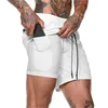 2022 Summer Running Shorts Men 2 in 1 Sports Jogging Fitness Shorts Training Quick Dry Mens Gym Men Shorts Sport gym Short Pants ► Photo 3/6