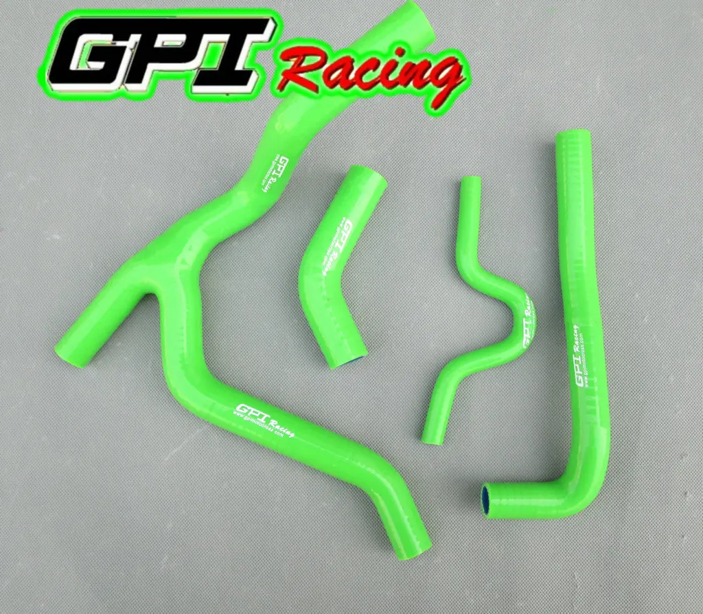 Для KAWASAKI KXF250 KXF 250 07 08 2007 2008 Y комплект Байк мотокросс силиконовый шланг радиатора