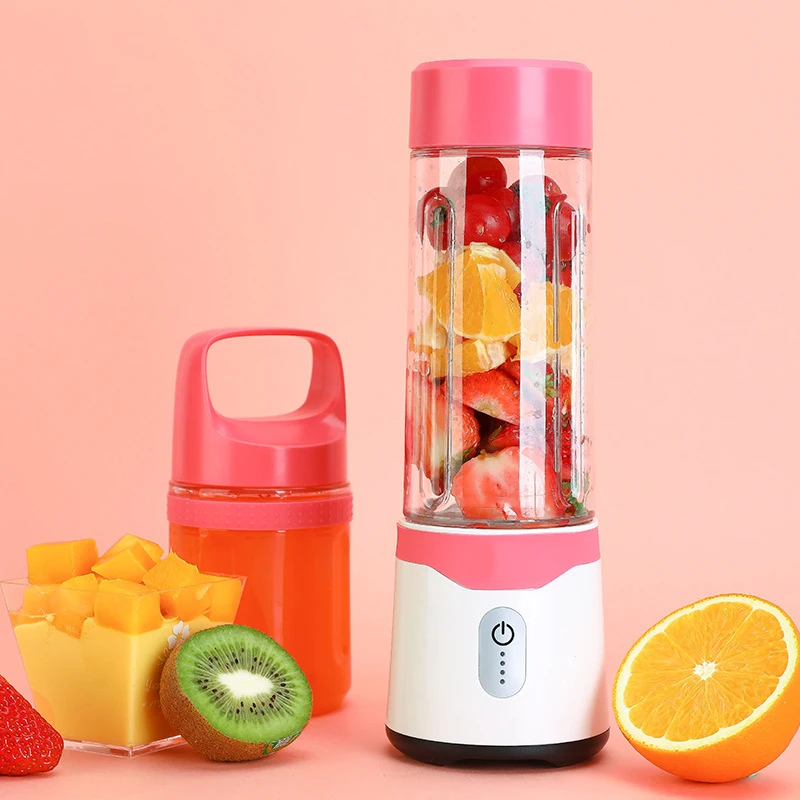Mini Portable Juicer Bottle Electric Fruit Juice Blender Handheld USB Rechargeable Lemon Vegetable Smoothie Squeezer