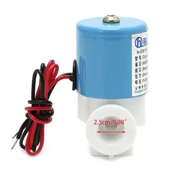 

Practical G1/4" Solenoid Valve Plastic Normally Closed 2 Way 12V DC 0-120PSI 0-0.8MPa Miniature Valves