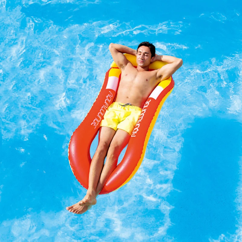 Water Chair Thickening Floating mat Inflatable Chair Water Bed.