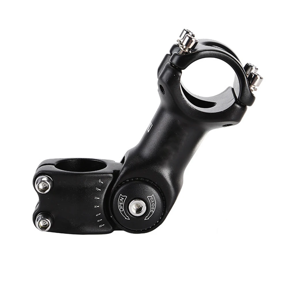 

Angle Bicycle 31.88mm 110mm 0-60 Degree Handlebar Stem Riser Aluminum Alloy Front Fork Adapter Mountain Bike Stem Accessories