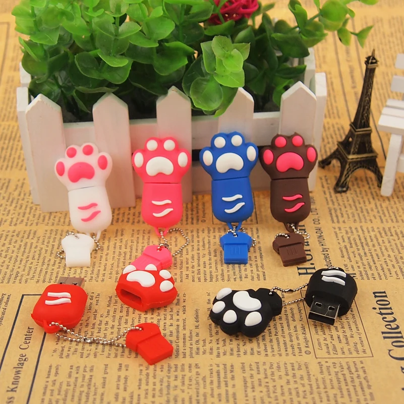 Usb флеш накопитель Bear paw флешка usb 2 0 128 Мб 32 ГБ 64 карта памяти для детей подарки