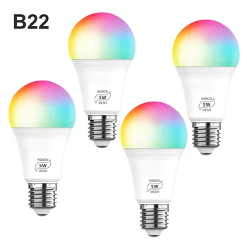 

Dimmable Multicolor Smart WIFI Timing Bedroom With Alexa Google RGB Colorful Color Changing LED Light Bulb Home Decor Indoor