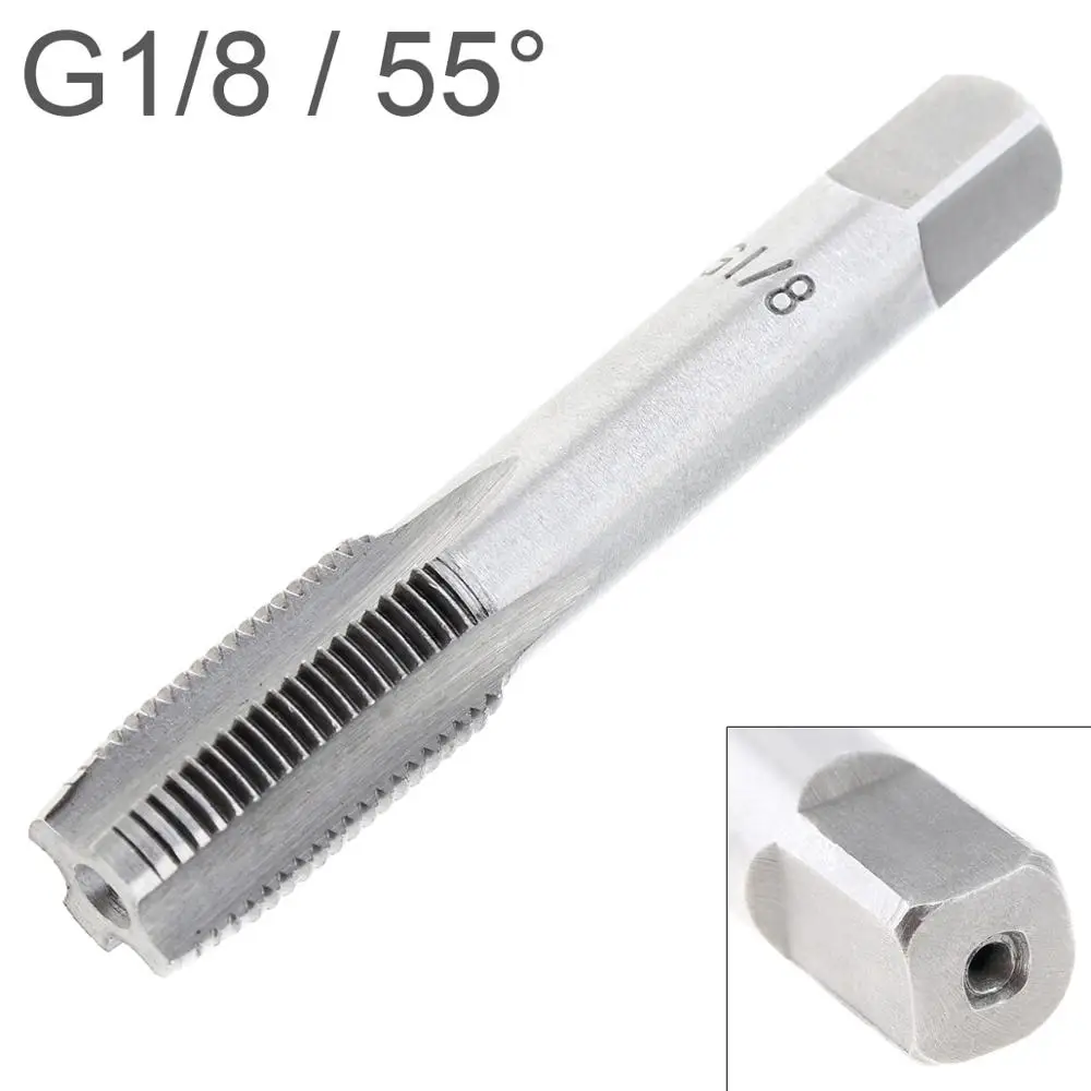 G1-8 G1/2 G1/4 G1/8 G3 G3/4 резьбовой кран 55 градусов высокоскоростная стальная труба пластина G Tap ручной нарезающий инструмент ремонтная машина - Цвет: G1-8