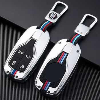 Portachiavi per auto in lega di zinco per Maserati Ghibli Levante Quattroporte Smart Remote Control Fob Cover portachiavi Keys Protector Bag 2 Portachiavi per auto in lega di zinco per Maserati Ghibli Levante Quattroporte Smart Remote Control Fob Cover portachiavi Keys Protector Bag - Portachiavi per auto in lega di zinco per Maserati Ghibli Levante Quattroporte Smart Remote Control