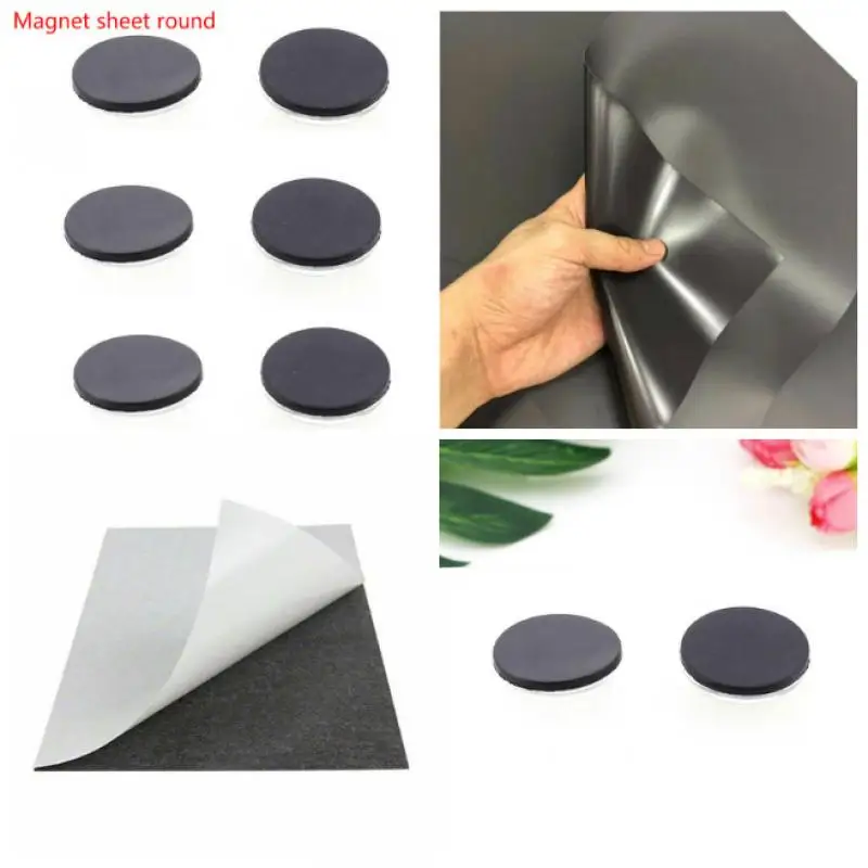 Round Discs Sticker/A4 Sheets Black Mats for