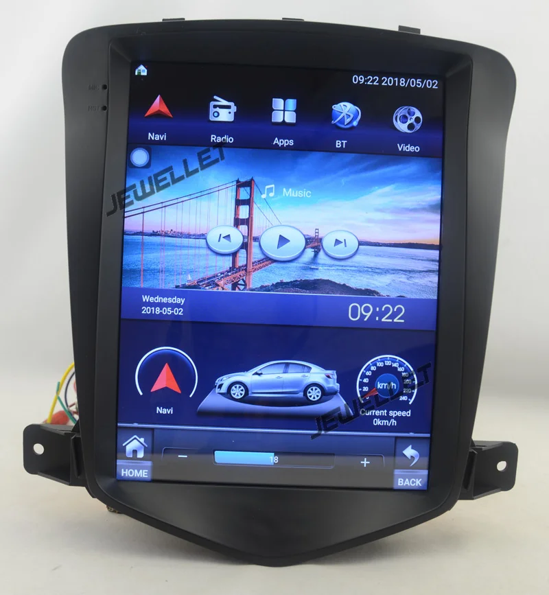 

9.7" tesla style vertical screen Octa core Android 8.1 Car GPS Navigation for Chevrolet Cruze,Daewoo Lacetti, Holden 2008-2016