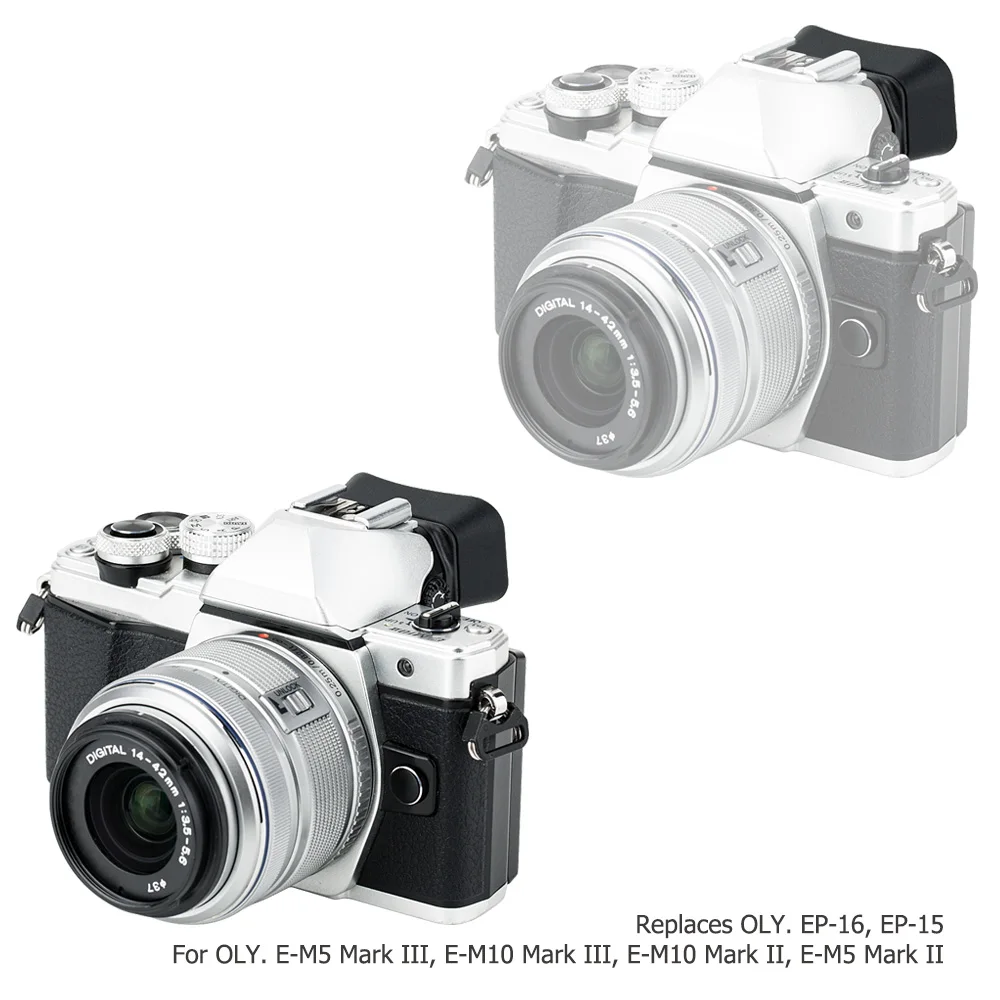 Description Picture 6 of itemCamera Eyecup Eyepiece Viewfinder for Olympus OM System OM-5 OM-D E-M5 Mark III II & OM-D E-M10 Mark III II Replaces EP-16 EP-15