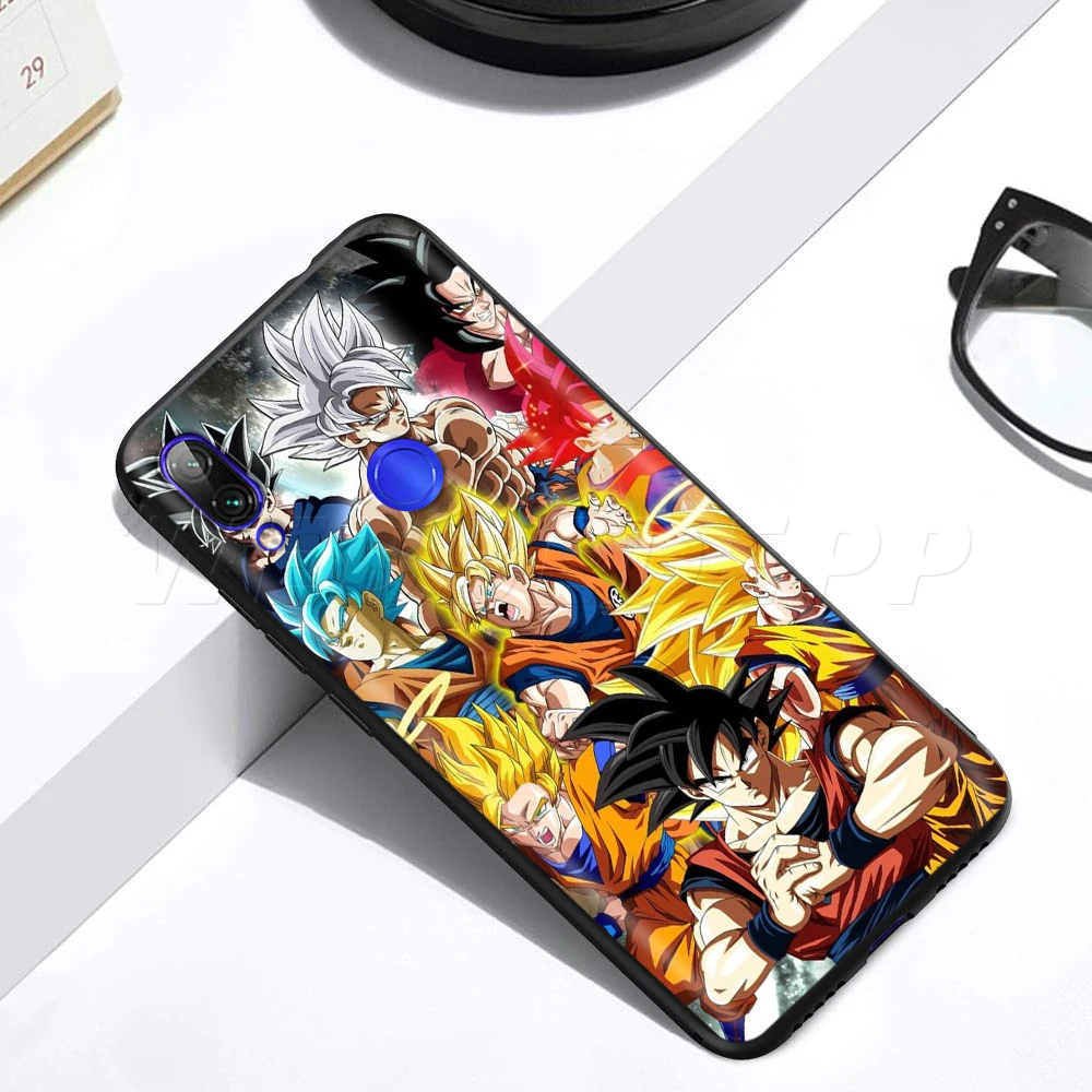 Чехол Dragon Ball Z Super DBZ Goku для Xiaomi Redmi 4A 4X5 5A 6 6A 7 7A S2 Note Go K20 Pro Plus Prime 8T