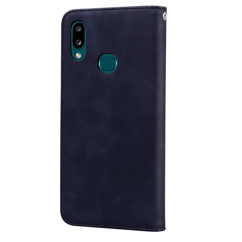 Case For Samsung Galaxy A10 A 10s A105F Luxury Business Magnetic Flip Book Leather Wallet Case
