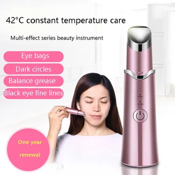 

Electric Thermal Face Eye Massager Vibration Facial Massage Magic Stick Anti Wrinkle Eye Pouch Dark Circles Eyes Skin Care Tools