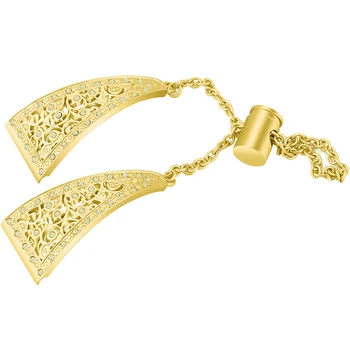 

Bling Zinc Alloy Wrist Daily Floral Party Watch Band Adjustable Fashion Replacement Part Luxury Bracelet Strap For Fitbit Versa