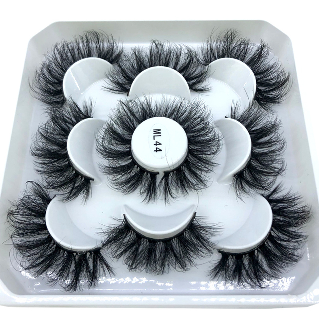 5 pairs natural false eyelashes fake lashes long makeup 3d mink eyelashes eyelash extension mink eyelashes for beauty