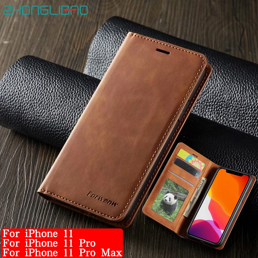 

Magnetic Flip Wallet Case for Iphone 11 Pro Etui Leather Cover for Iphone 11 Pro Max Card Holder Stand Coque for Iphone11 11pro