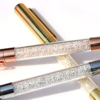 

Rose Gold Pen, Bling Crystal Pen Gel Ink Roller Ball Pens Fine Point Black Ink Rose Gold/Silver/Gold Pen for Office School Suppl