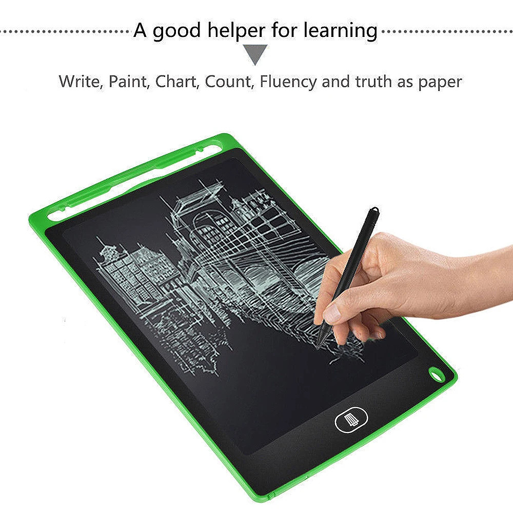 

Creative 8.5 Inch Doodle Pad LCD Writing Tablet Kitchen Fridge Memo Painting Board Toy For Kids Education Game For Children 2020