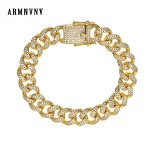 Мужской браслет ARMNVNV, золотой браслет, мужские браслеты в стиле хип-хоп, ювелирные изделия, Прямая поставка