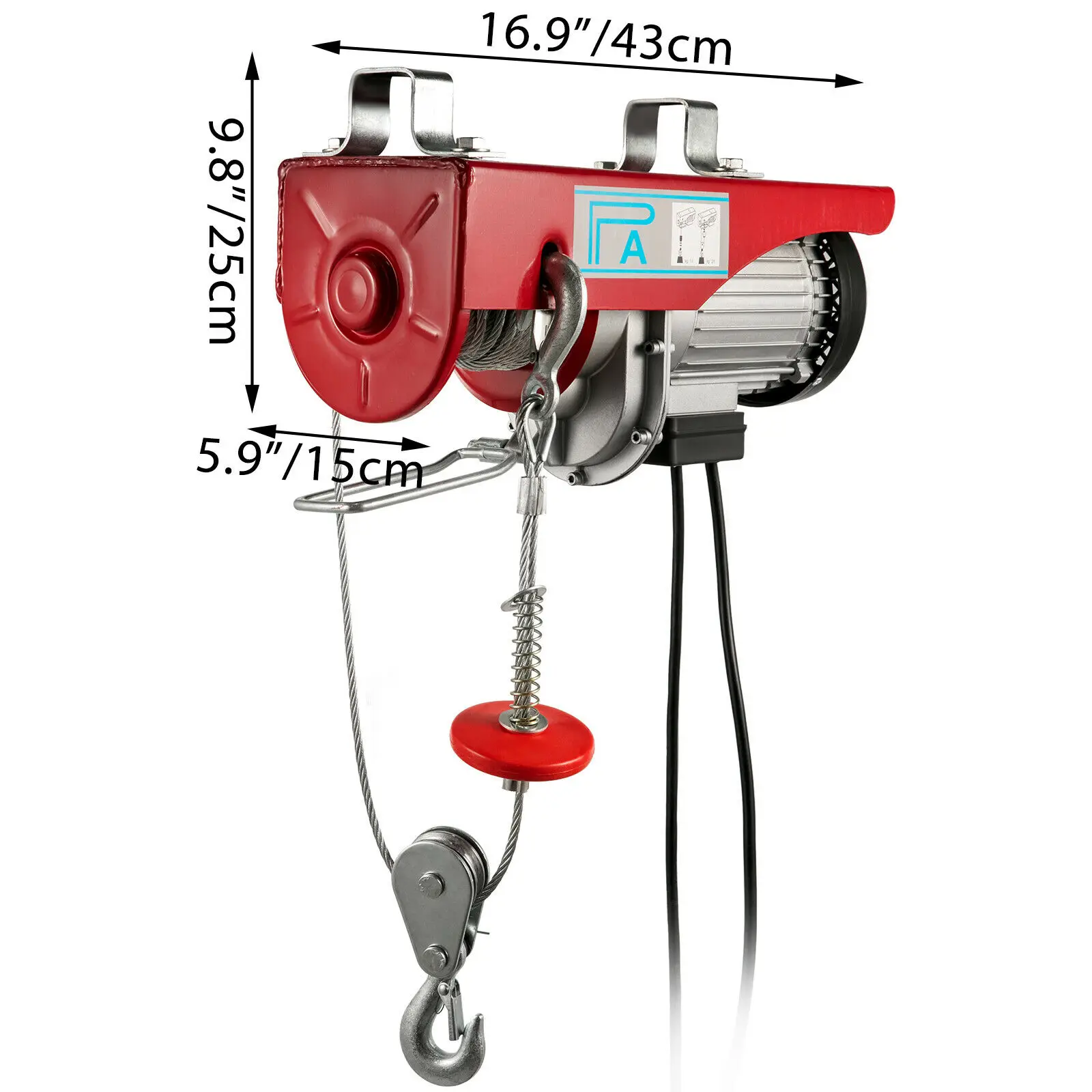 Scaffold Winch Electric Garage Gantry Hoist Lifting 100 1000KG