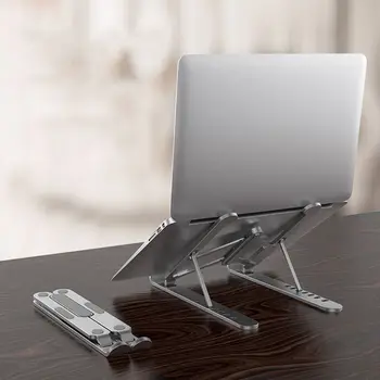 

Folding Adjustable Laptop Stand Aluminum Desktop Notebook Holder Cooling Rack 72XB