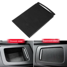 Car Front Rear Interior Center Console Drink Water Cup Holder Cover Roller Blind Curtain for BMW E92 E93 3 Series M3 2005 2012