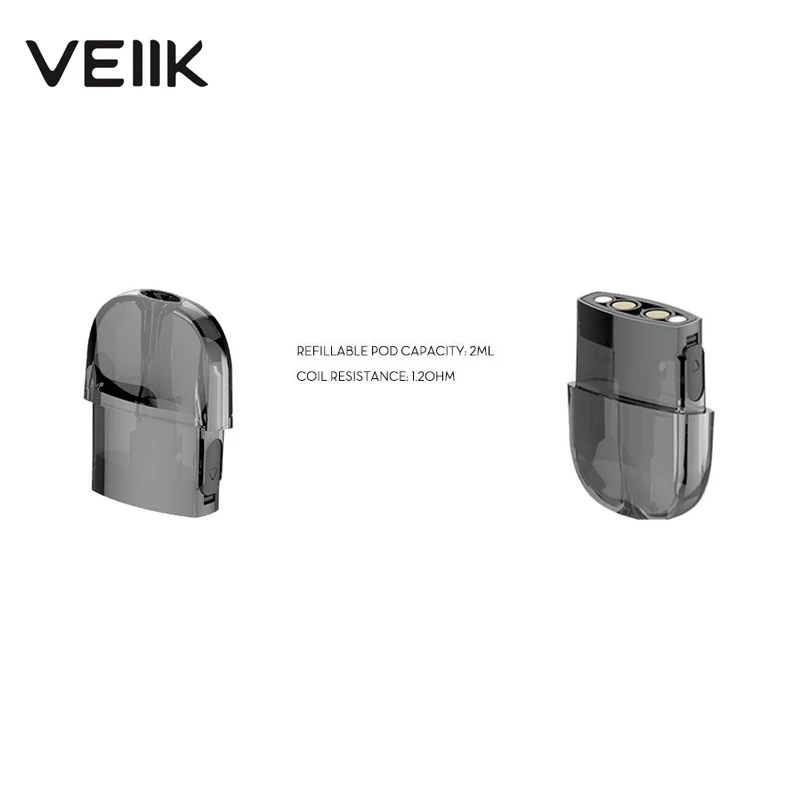Сменный картридж для вейпа VEIIK Airo zero pod 2 шт. 10 емкость мл катушки 1 Ом Pod