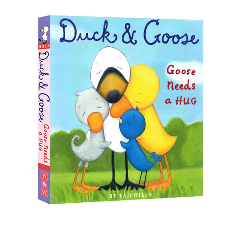 

baby cardboard books Duck and Goose Needs A Hug Book Classroom Decoration Learning Educational Toys kid Illustrated Storybook